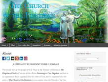 Tablet Screenshot of church-of-the-firstborn.org